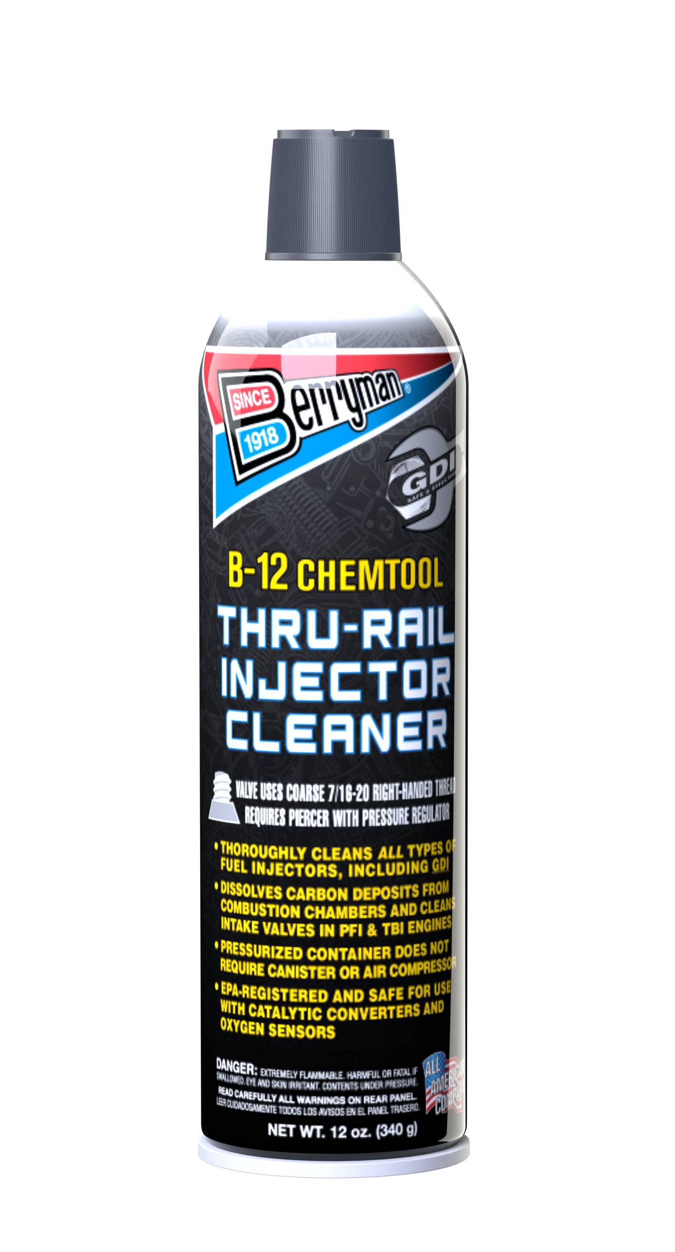 Berryman B-12 Chemtool Fuel System and Injection Cleaner - 15 oz can