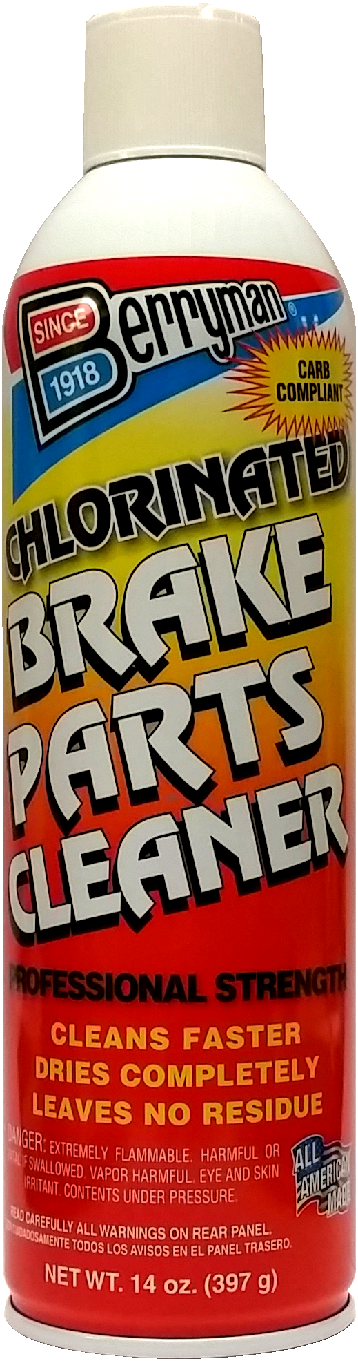 Berryman® Chlorinated Brake Parts Cleaner Berryman Products