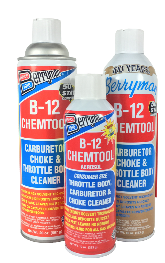 Berryman® B12 Chemtool® Carburetor, Choke & Throttle Body Cleaner [VOC
